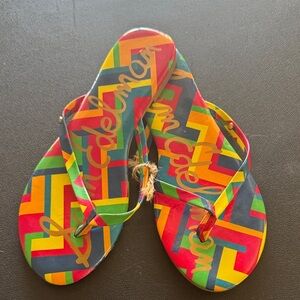 Sam Edelman Multicolor Flip Flop Sandals